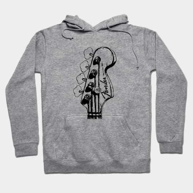 Guitar desing fender Hoodie by SGcreative